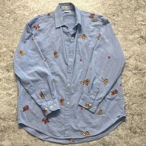 VINTAGE Casey Coleman 100% cotton embroidered shirt